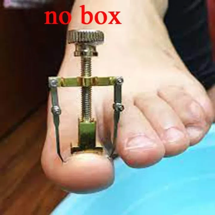 Ingrown Toenail Correction Tool with CASE Feet Toe Nail Pedicure Corrector Lifter Fixer Toe Nail Straightener Tool & Helps Treatment for Nail Fungus Toe Nail Correction Tool - GOLD